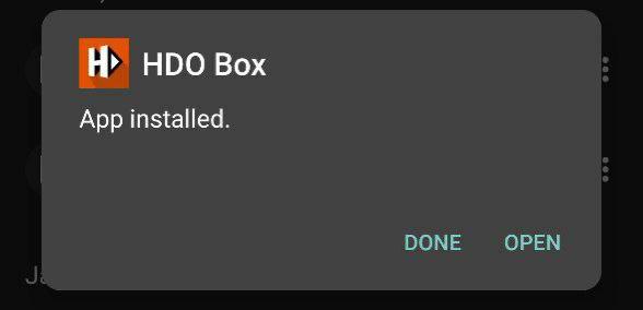 HDO BOX INSTALL Android tv
